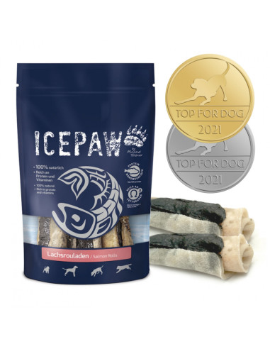 IcePaw Lachsrouladen 3 roladki do żucia dla...