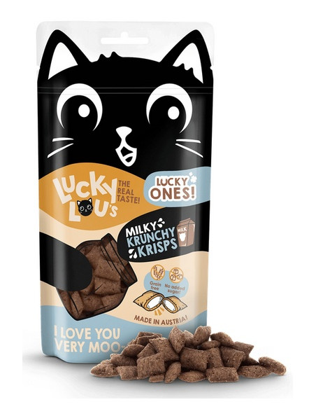 Lucky Lou Lucky Ones Krunchy Krisps Mleko 60g