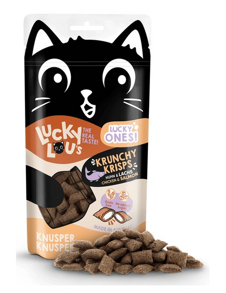 Lucky Lou Lucky Ones Krunchy Krisps Kurczak & Łosoś 60g