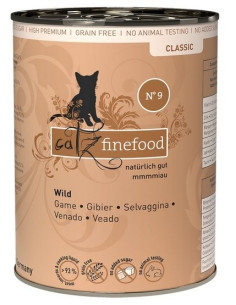 Catz Finefood Classic N.09 Dziczyzna 400g