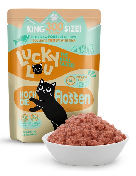 Lucky Lou Lifestage Adult Drób i pstrąg 300g