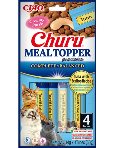 Inaba Churu Meal Topper - Tuńczyk i przegrzebki