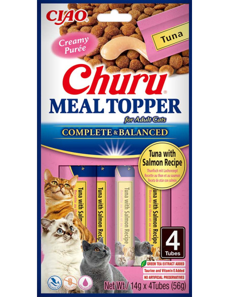 Inaba Churu Meal Topper - Tuńczyk i łosoś