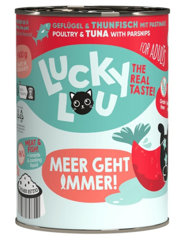 Lucky Lou Lifestage Adult Drób i tuńczyk 400g