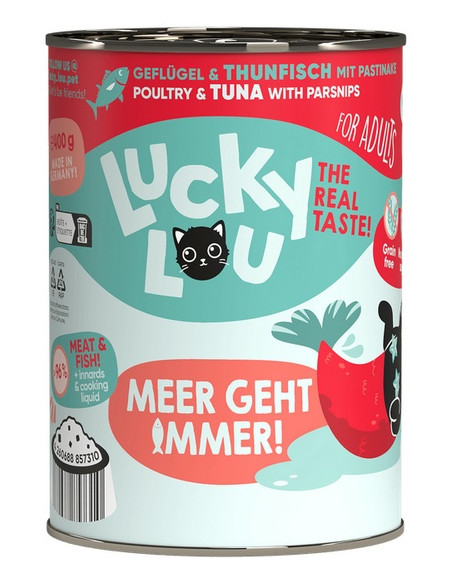 Lucky Lou Lifestage Adult Drób i tuńczyk 400g