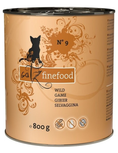 Catz Finefood Classic N.09 Dziczyzna 800g