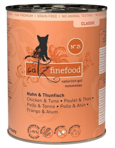 Catz Finefood Classic N.25 Kurczak i tuńczyk 400g