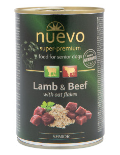 Nuevo Dog Senior - Jagnięcina z wołowiną 400g
