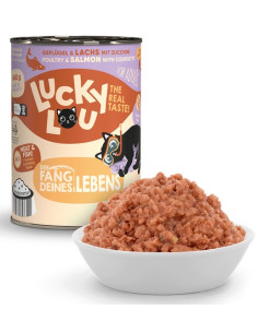 Lucky Lou Lifestage Adult Drób i łosoś 400g 2
