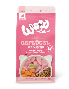 WOW CAT Junior Geflugel - Drób 2kg