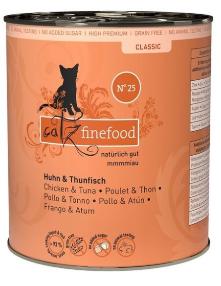 Catz Finefood Classic N.25 Kurczak i tuńczyk 800g