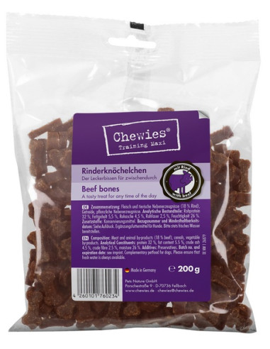 Chewies Goodies (Training) Kosteczki Maxi Wołowina 200g