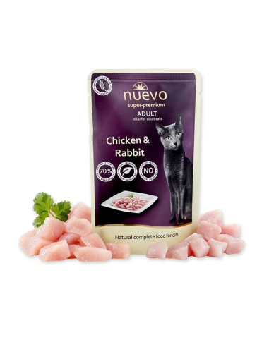 Nuevo Cat - Kurczak i królik 85g