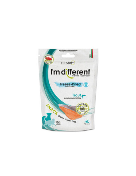 I'm different Freeze-Dried Snack - Pstrąg 40g