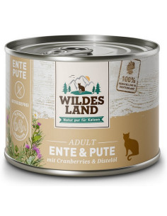 Wildes Land Cat Classic Adult Ente & Pute - Kaczka z...