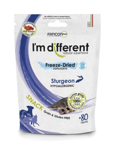 I'm different Freeze-Dried Snack - Jesiotr 40g