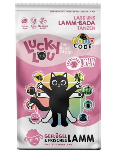 Lucky Lou Food Code Lifestage Light - Drób z jagnięciną 1,7kg