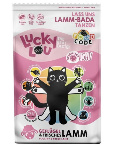 Lucky Lou Food Code Lifestage Light - Drób z jagnięciną 750g