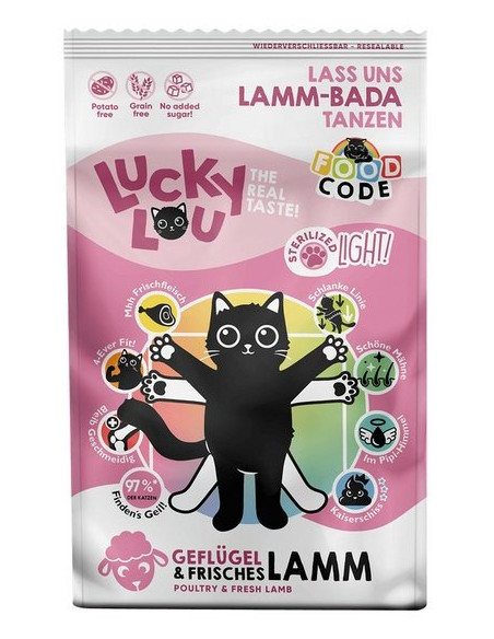 Lucky Lou Food Code Lifestage Light - Drób z jagnięciną 750g