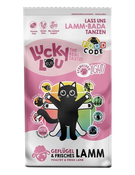 Lucky Lou Food Code Lifestage Light - Drób z jagnięciną 340g