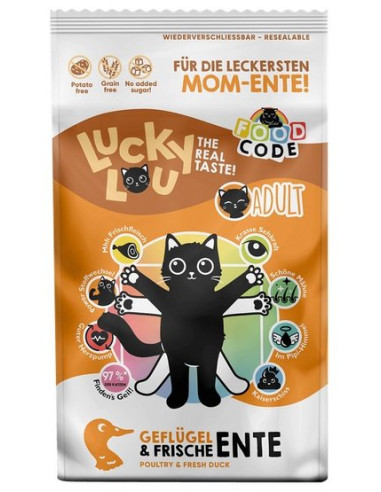 Lucky Lou Food Code Lifestage Adult - Drób i kaczka 1,7kg