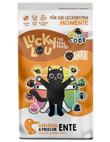 Lucky Lou Food Code Lifestage Adult - Drób i kaczka 750g