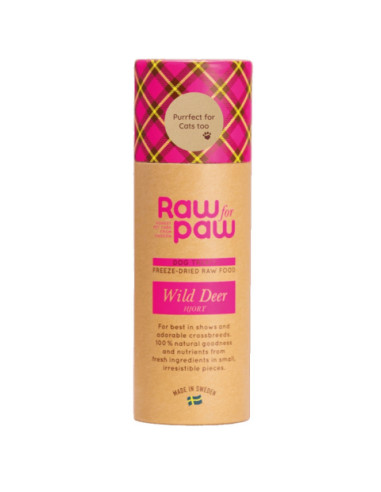 Raw for Paw Wild Deer - dziki jeleń liofilizowane przysmaki (45g)