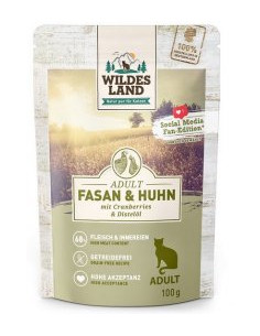 Wildes Land Cat Classic Adult Fasan & Huhn - Bażant i...