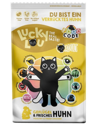 Lucky Lou Food Code Lifestage Adult - Drób 340g