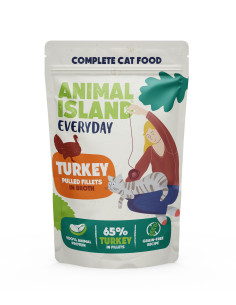 Animal Island Everyday 4 pack - Biała ryba, Indyk 4 x 85g 2