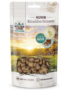 Wildes Land Knabberkissen - poduszeczki z kurczakiem 50g