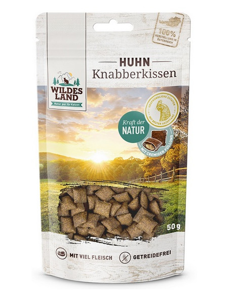 Wildes Land Knabberkissen - poduszeczki z kurczakiem 50g