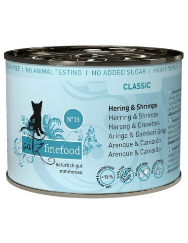 Catz Finefood Classic N.13 Śledź i krewetki 200g