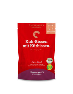 HERRMANN'S Selection Cat Bio Rind- Bio wołowina z dynią 100g