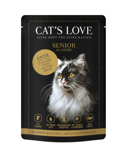 CAT’S LOVE Senior – Kaczka i indyk w naturalnej galaretce...