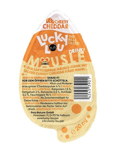 Lucky Lou Mausle Drink-Snack Cheddar 20ml
