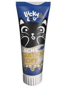 Lucky Lou Quetschkopfe pasta dla kota - Łosoś 75g 2