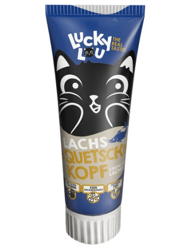 Lucky Lou Quetschkopfe pasta dla kota - Łosoś 75g