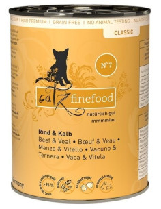 Catz Finefood Classic N.07 Wołowina i cielęcina 400g