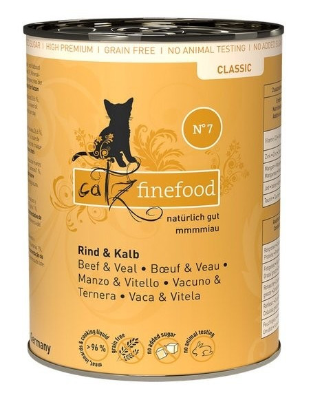 Catz Finefood Classic N.07 Wołowina i cielęcina 400g