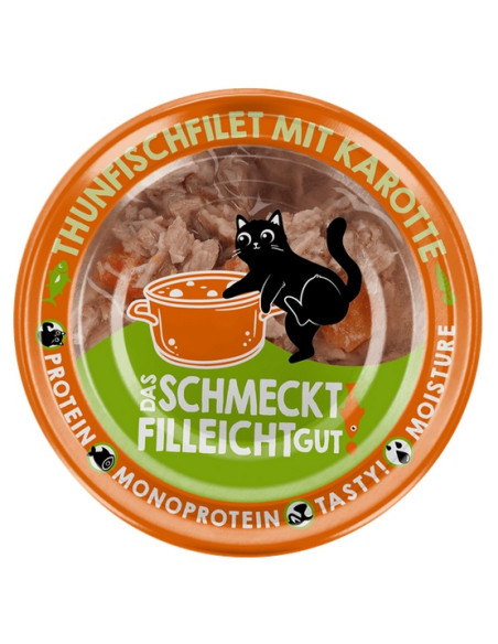 Lucky Lou Extrafood Tuńczyk i marchewka w bulionie puszka 70g