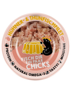 Lucky Lou Extrafood Tuńczyk i kurczak w galaretce puszka 70g 2