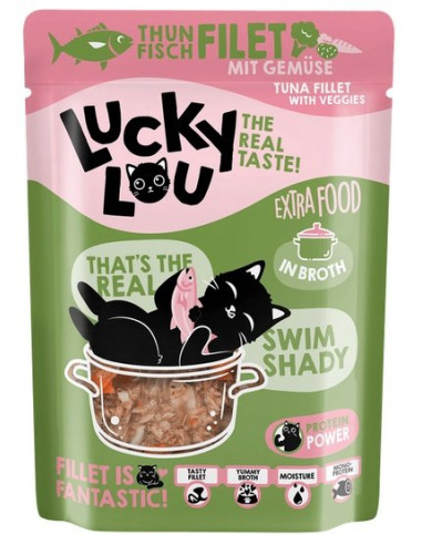 Lucky Lou Extrafood Tuńczyk i warzywa w bulionie saszetka 70g