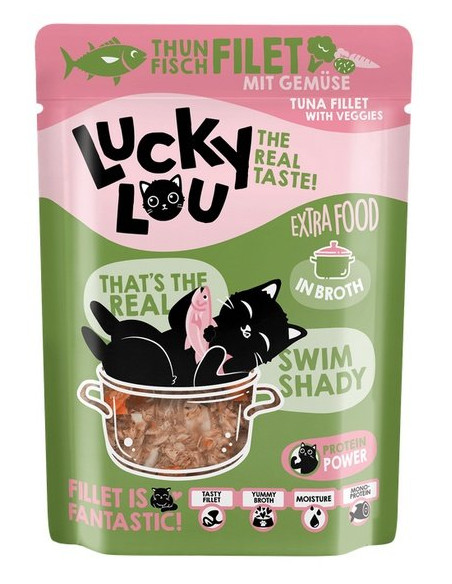 Lucky Lou Extrafood Tuńczyk i warzywa w bulionie saszetka 70g