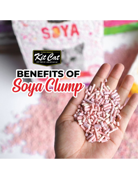 Kit Cat Soya Clump Confetti - żwirek sojowy 7l