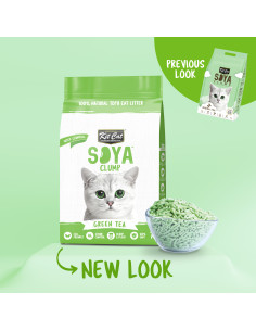 Kit Cat Soya Clump ECO Green Tea - żwirek sojowy 7l
