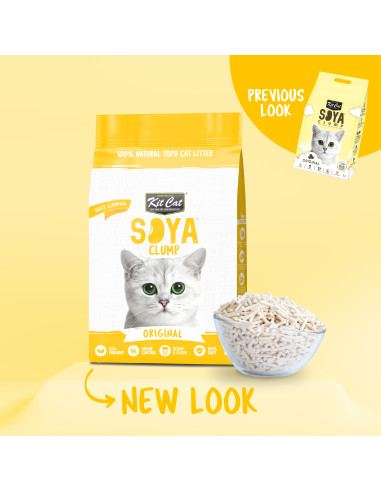 Kit Cat Soya Clump Original - żwirek sojowy 7l