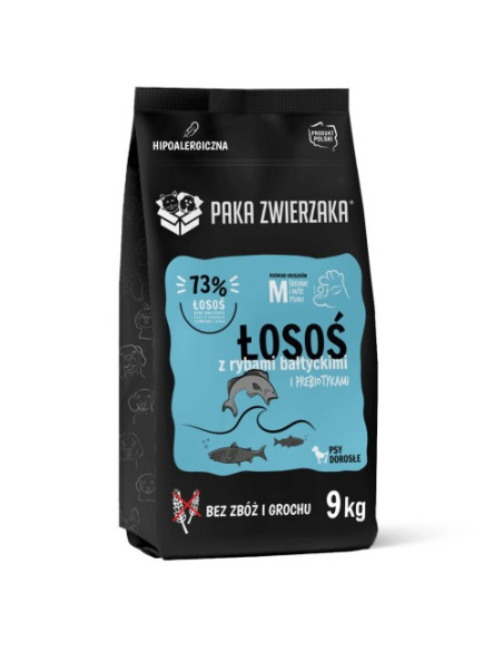 Paka Zwierzaka Łosoś i Ryby bałtyckie 9kg