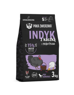 Paka Zwierzaka Indyk z kaczką Mini 3 kg