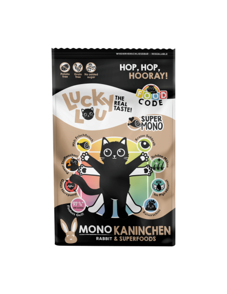 Lucky Lou Food Code Mono Królik 750g